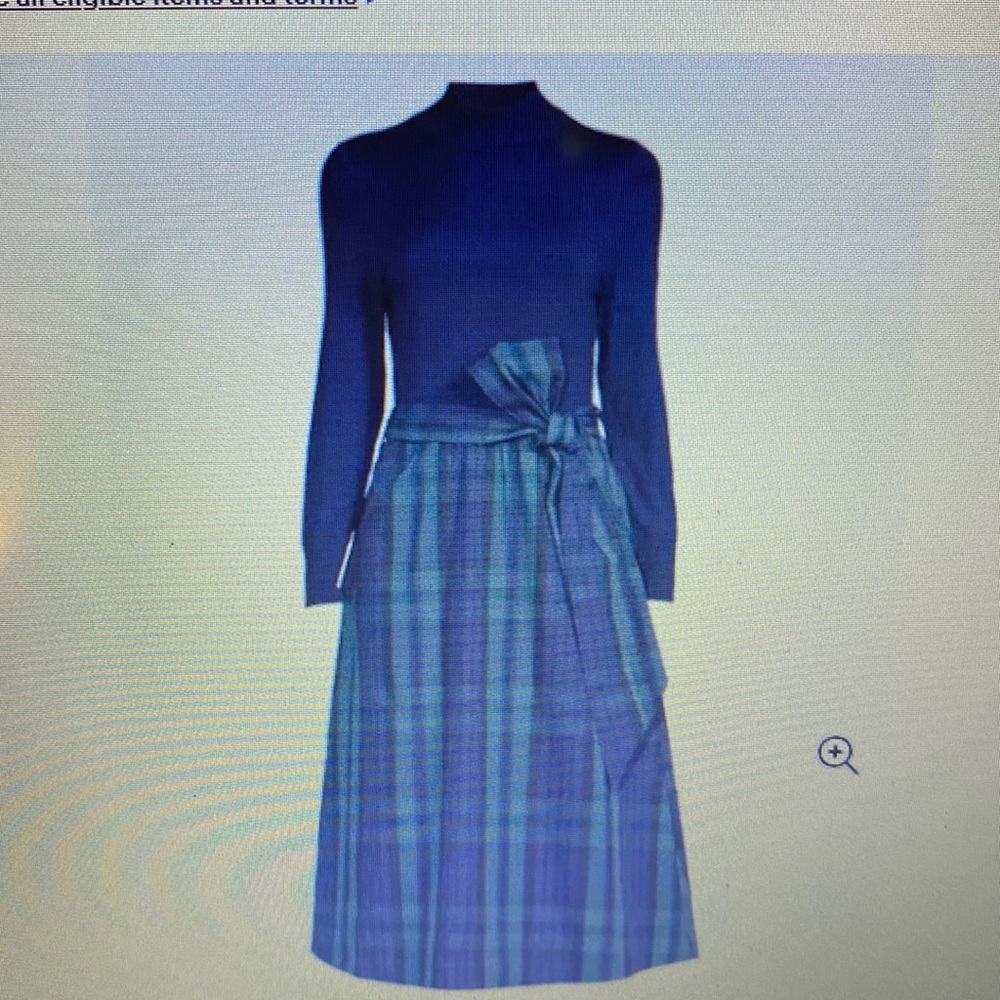 FREE ASSEMBLY plaid dress
